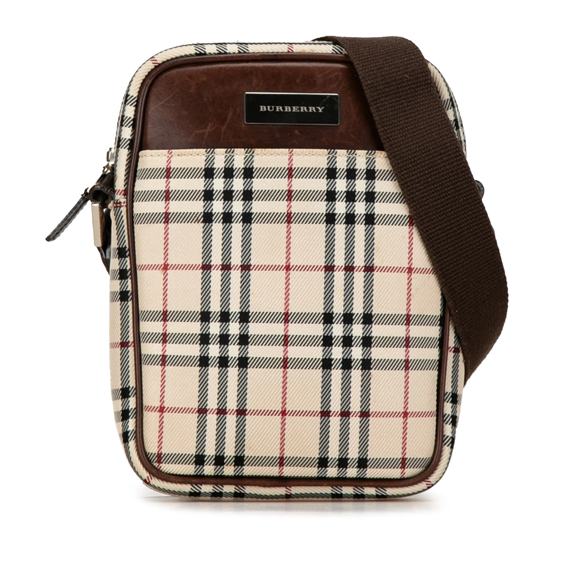 Trendy Inspired Burberry House Check Canvas Crossbody Crossbody Bag