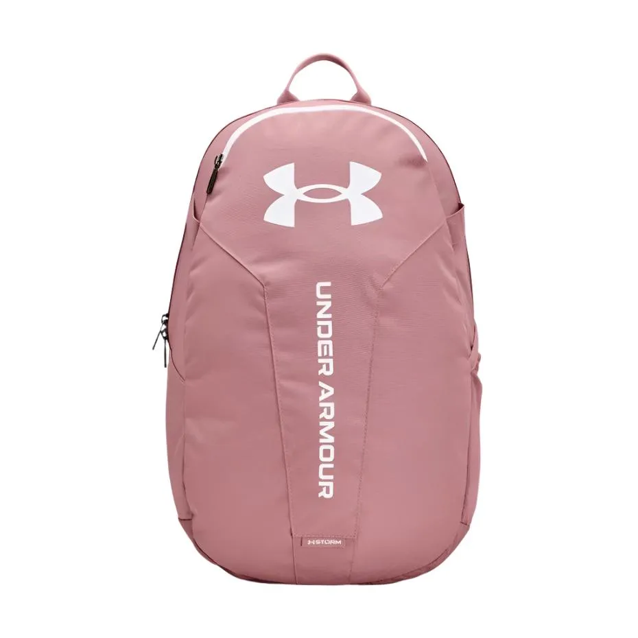 Under Armour Unisex Hustle Lite Backpack Pink Elixie/White