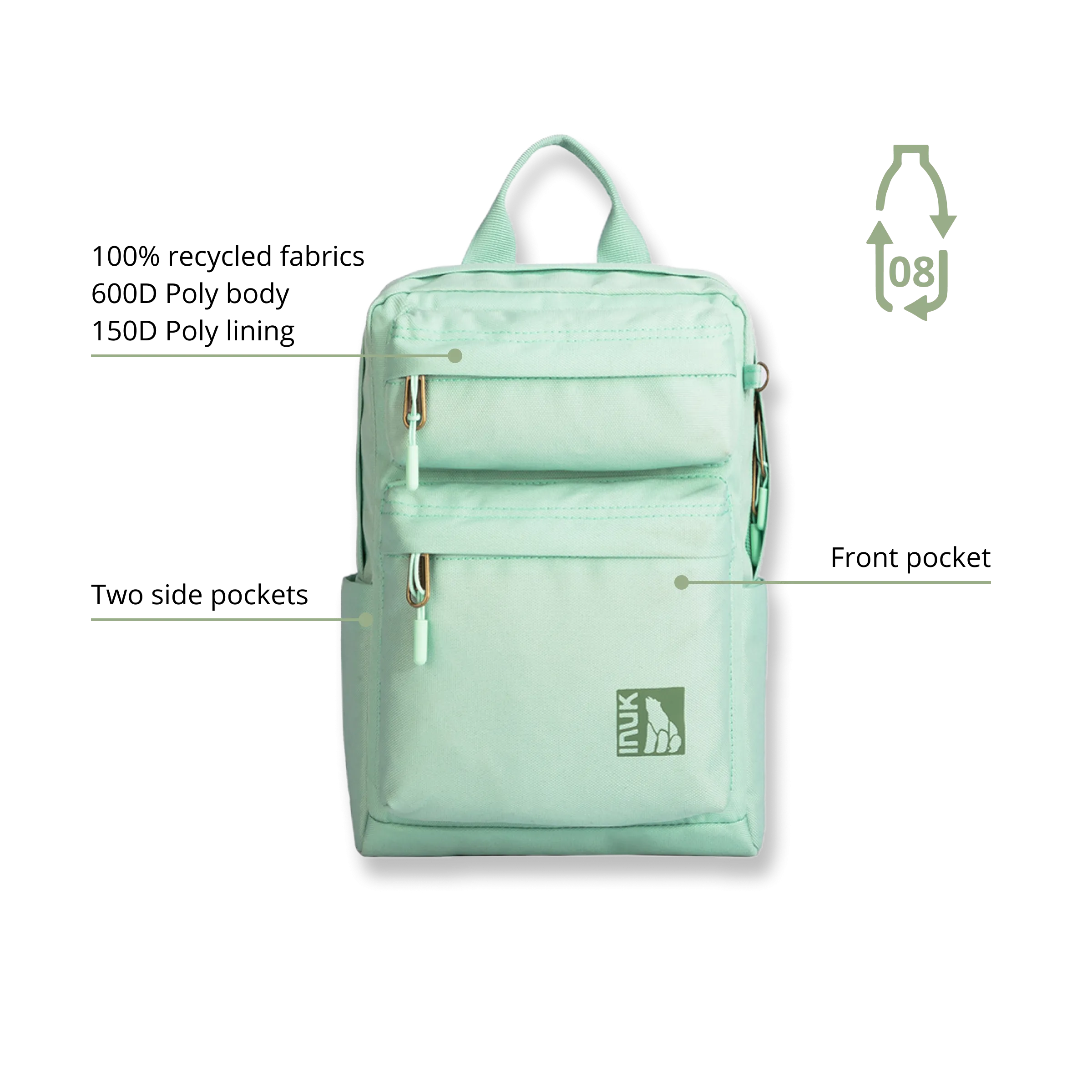 Venus Mini Backpack - Recycled Fabrics (6.3L)