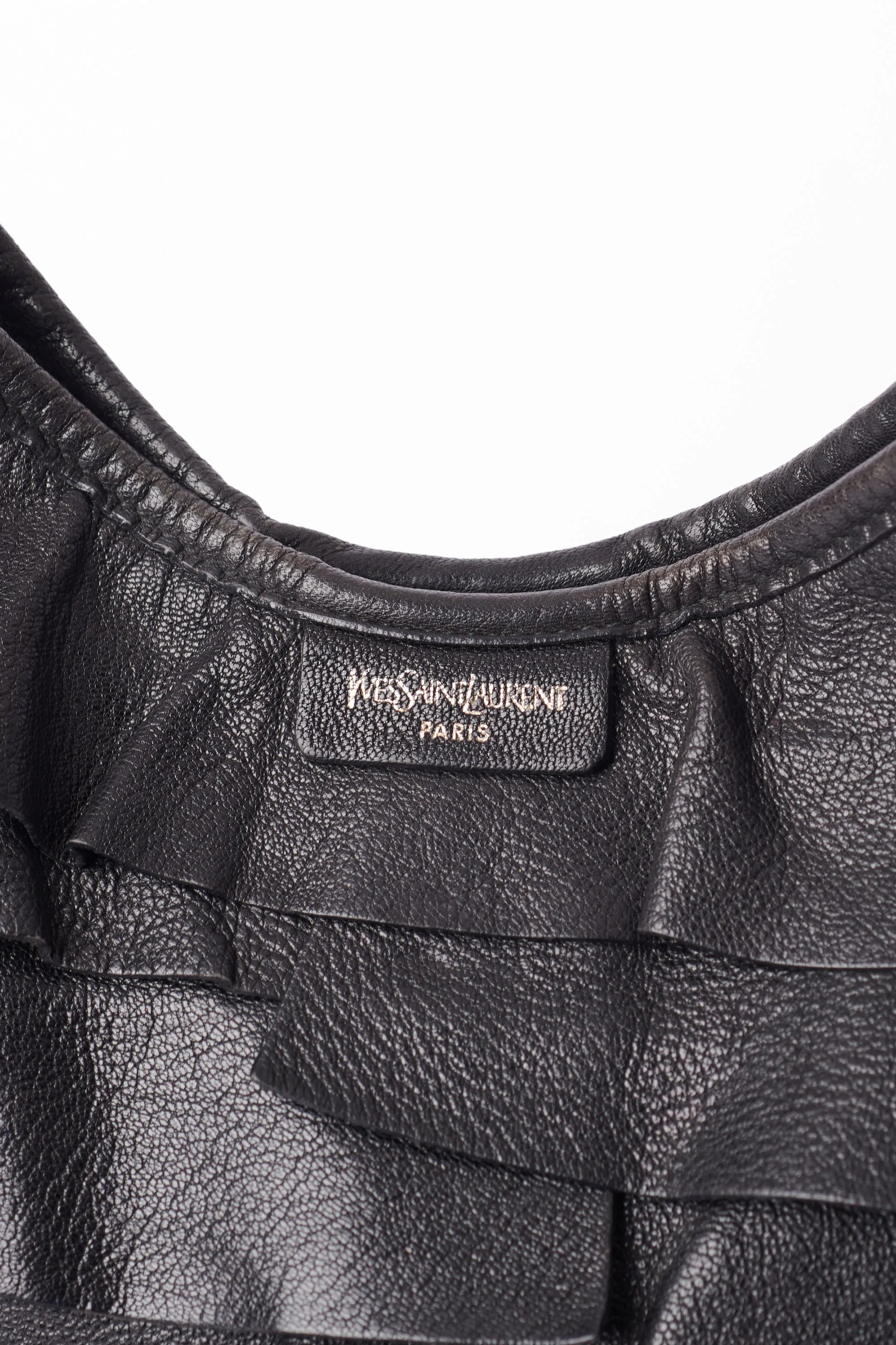 Vintage F/W 2004 Black St Tropez Ruffled Bag