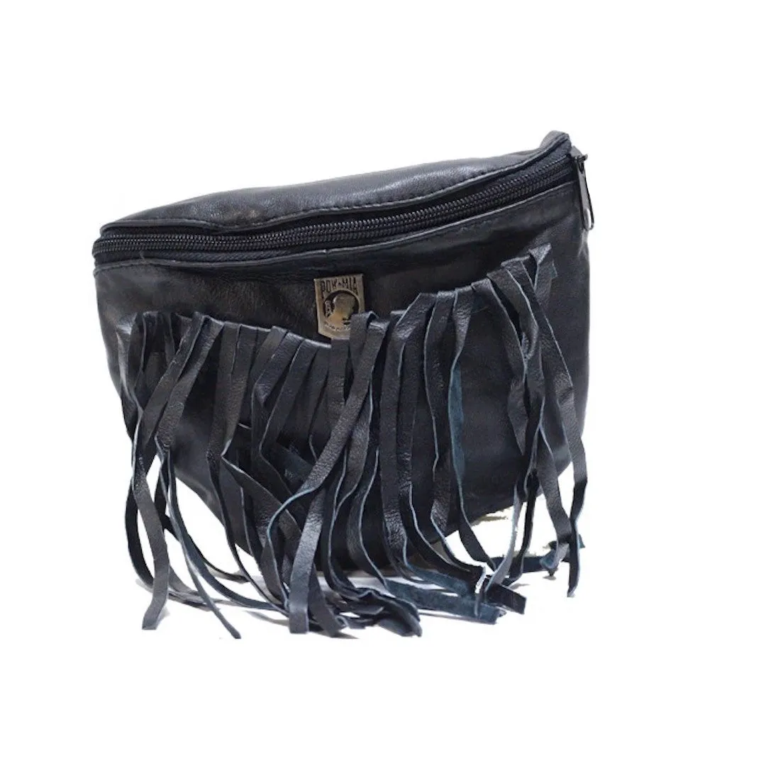 Women's Shoulder Bag with POW Pin