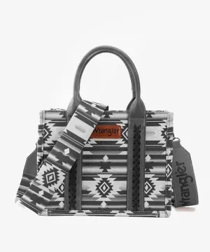 Wrangler Southwestern Crossbody Black Tote Bag | WG2203A-8120SBK
