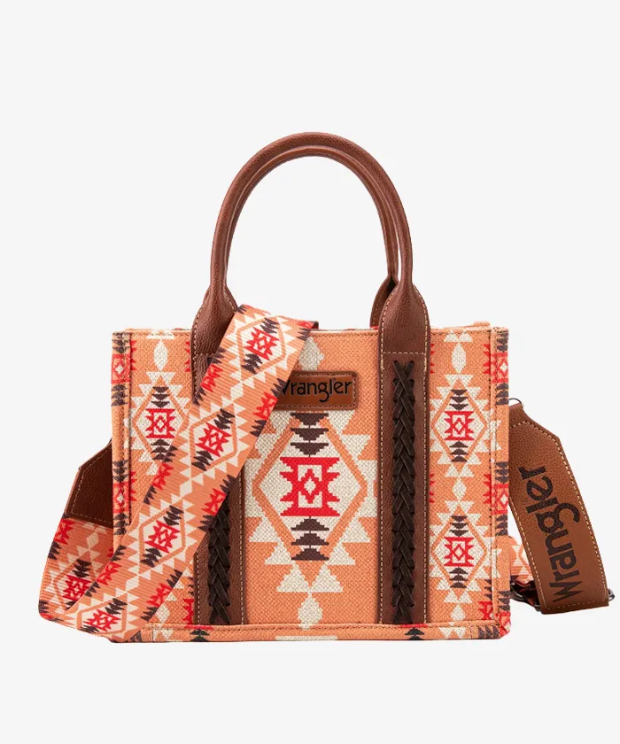 Wrangler Southwestern Crossbody Tote Bag