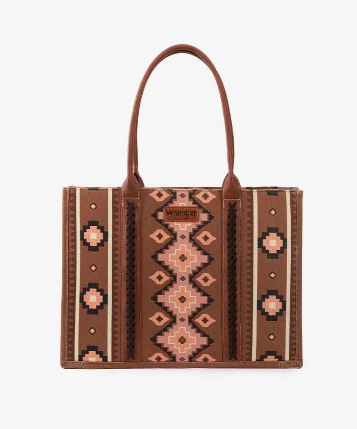 Wrangler Southwestern Crossbody Tote Bag