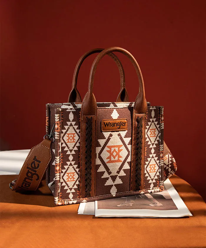 Wrangler Southwestern Crossbody Tote Bag