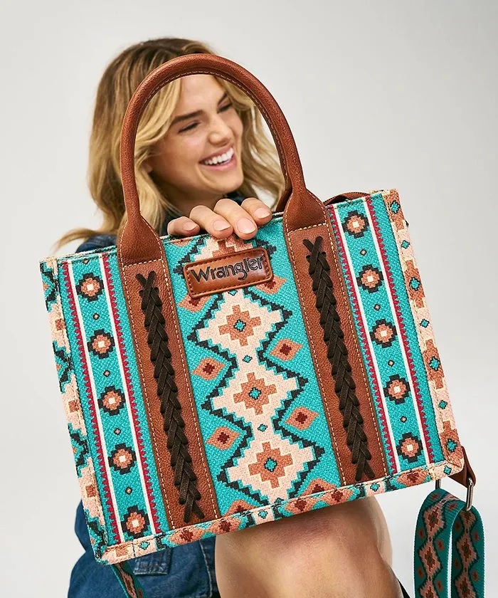 Wrangler Southwestern Crossbody Tote Bag