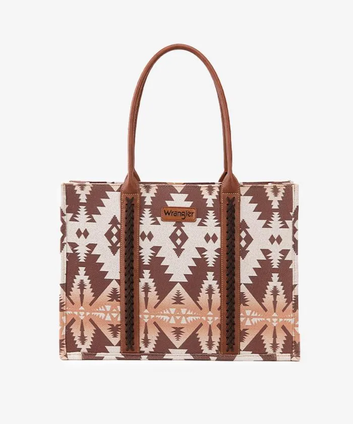 Wrangler Southwestern Crossbody Tote Bag
