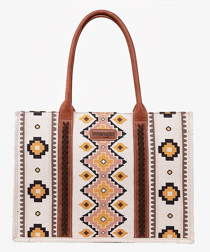 Wrangler Southwestern Crossbody Tote Bag