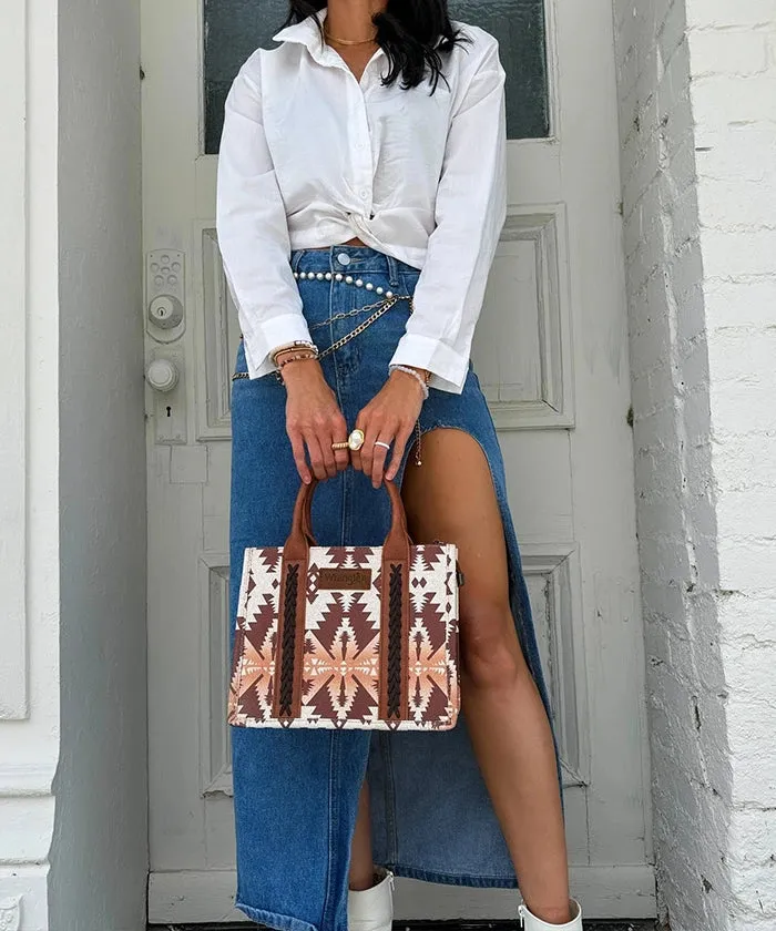 Wrangler Southwestern Crossbody Tote Bag