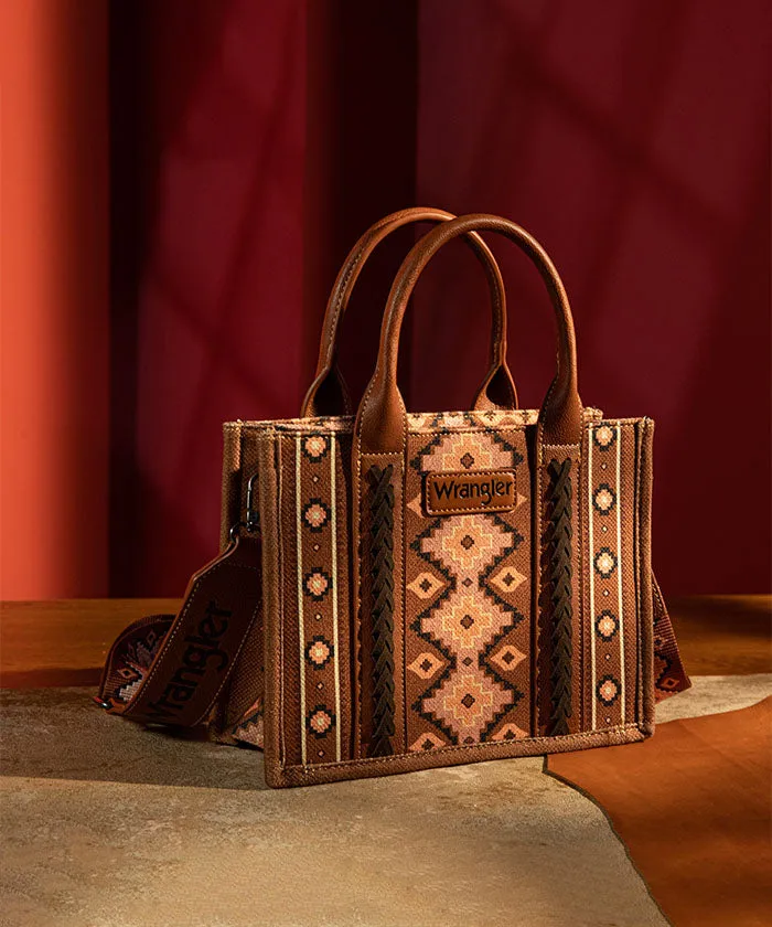 Wrangler Southwestern Crossbody Tote Bag