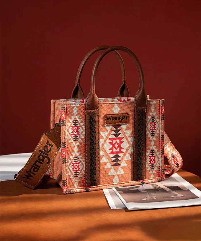 Wrangler Southwestern Crossbody Tote Bag