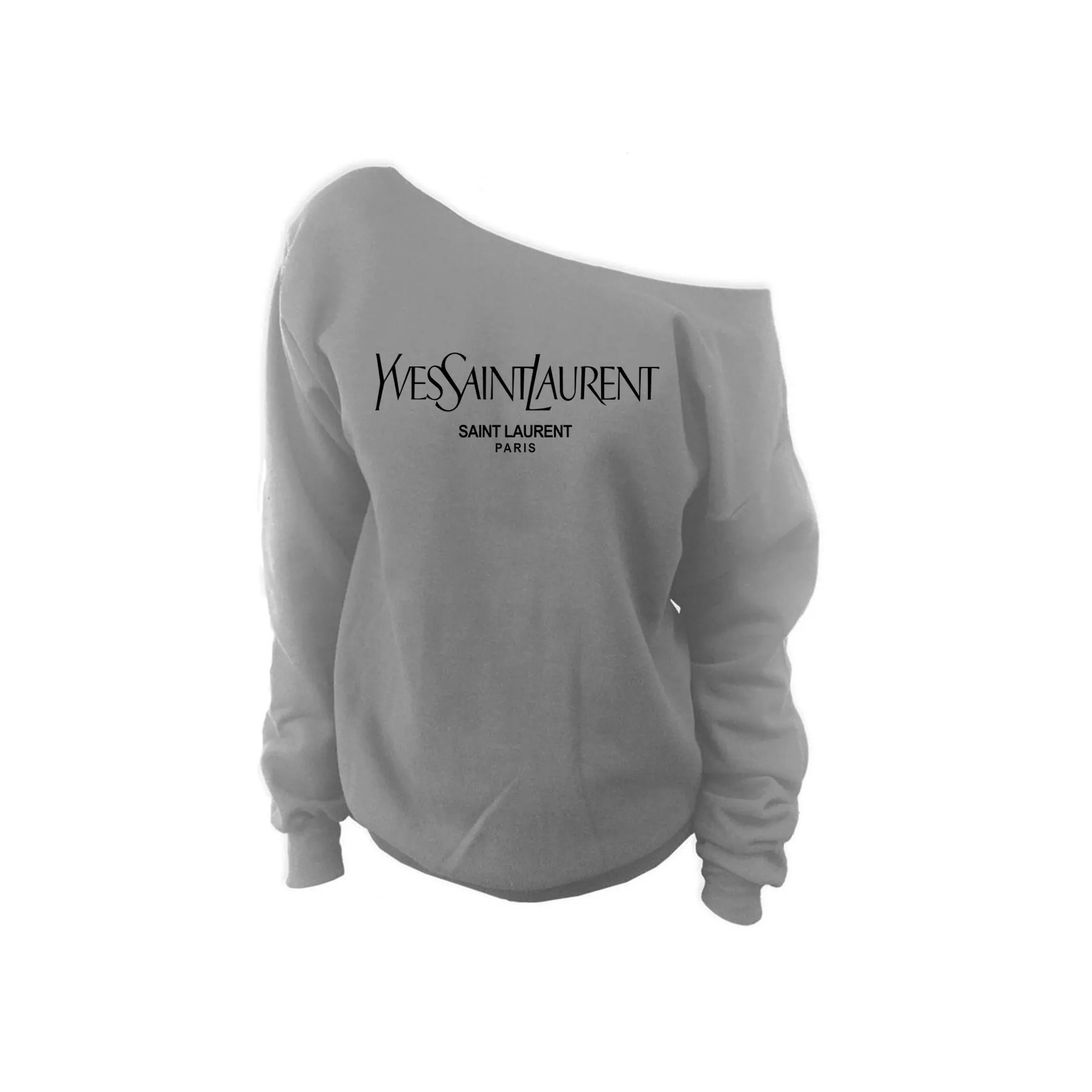 YSL Paris Off Shoulder Sweatshirt (Various)