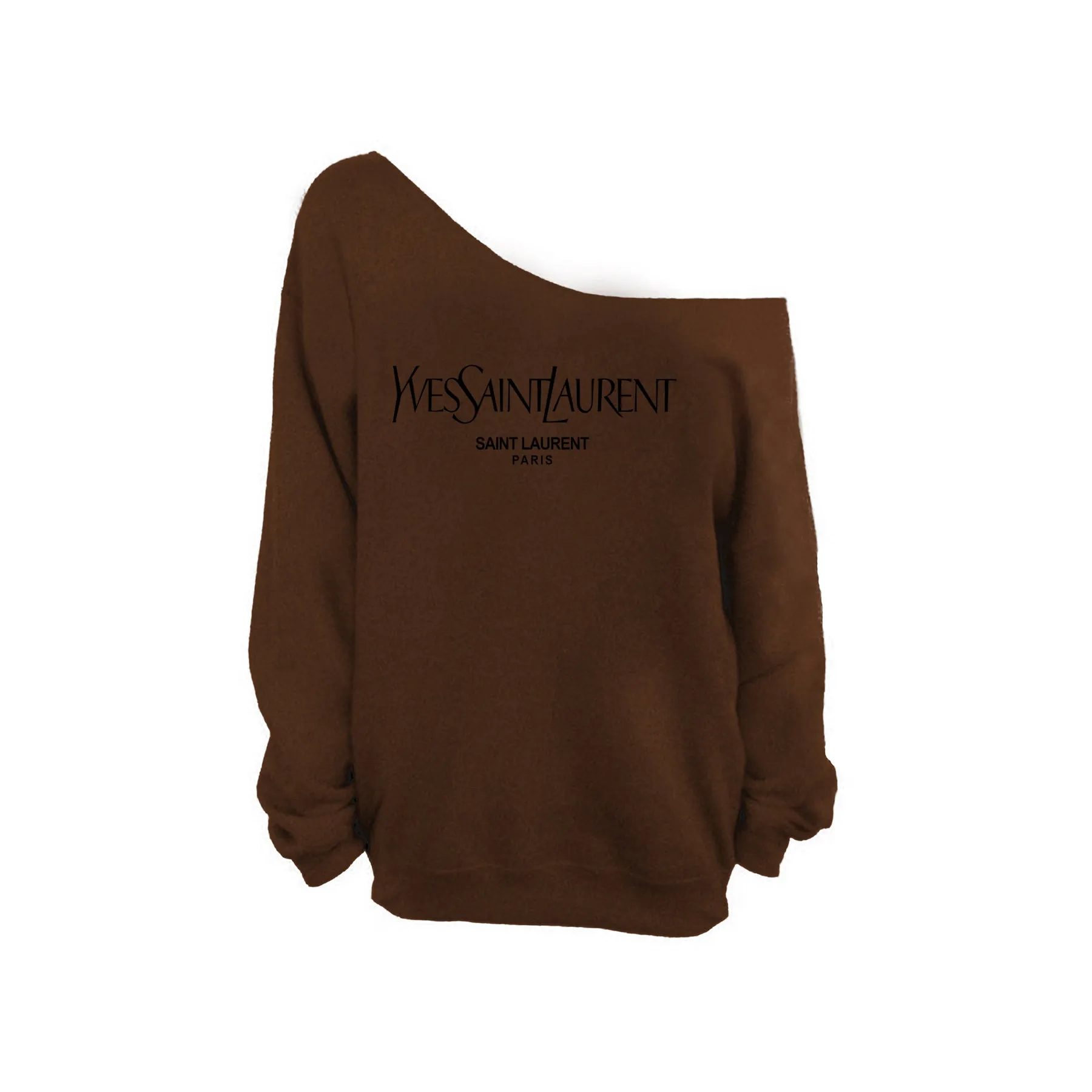 YSL Paris Off Shoulder Sweatshirt (Various)
